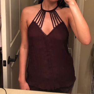 URBAN OUTFITTERS purple top